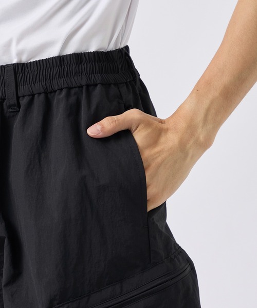 CITY TOKYO（シティトウキョウ）の「【CITY TOKYO/シティートーキョー】クランプルナイロンカーゴパンツ（カーゴパンツ・メンズ・ダークグレー/ブラック・2/1）」の10枚目の写真