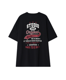 1993STUDIO（1993スタジオ）の「[LG Twins] Big Typo Graphic T-Shirt_Black（Tシャツ/カットソー・メンズ）」