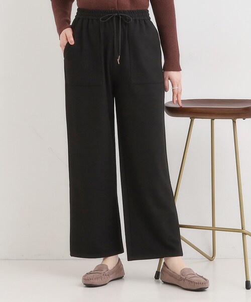 SHOO・LA・RUE(シューラルー)の「あったか裏起毛ベイカーパンツ(その他パンツ・レディース・グレー/ブラック/ホワイト・04/03/02/01)」の2枚目の写真