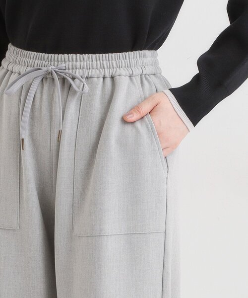 SHOO・LA・RUE(シューラルー)の「あったか裏起毛ベイカーパンツ(その他パンツ・レディース・グレー/ブラック/ホワイト・04/03/02/01)」の8枚目の写真