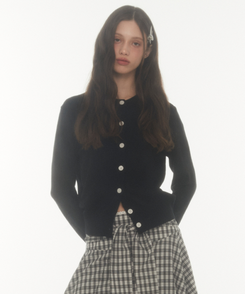 Midnight Move(ミッドナイトムーブ)の「flower cardigan (black)(カーディガン/ボレロ・レディース・その他・FREE)」の1枚目の写真