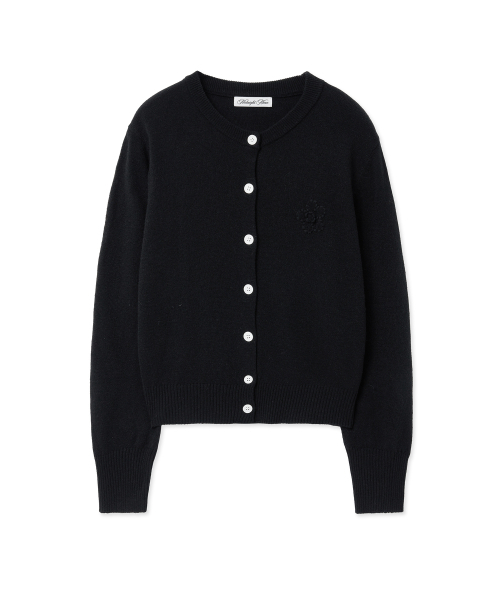 Midnight Move(ミッドナイトムーブ)の「flower cardigan (black)(カーディガン/ボレロ・レディース・その他・FREE)」の2枚目の写真