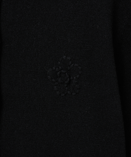 Midnight Move(ミッドナイトムーブ)の「flower cardigan (black)(カーディガン/ボレロ・レディース・その他・FREE)」の3枚目の写真