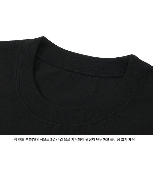 GRAVER（グレーバー）の「[ユニセックス]フラワーベアスマイル刺繍半袖Tシャツ_2カラー（Tシャツ/カットソー・レディース・ブラック/ホワイト・SMALL/MEDIUM/LARGE/X-LARGE）」の6枚目の写真