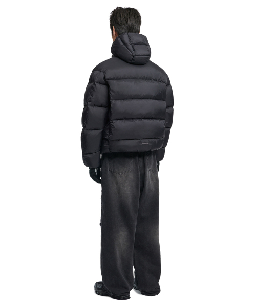 NOMANUAL(NOMANUAL)の「EMBER HOODED DUCK DOWN - BLACK(ダウンジャケット/コート・レディース・その他・LARGE/X-LARGE/SMALL/MEDIUM)」の4枚目の写真