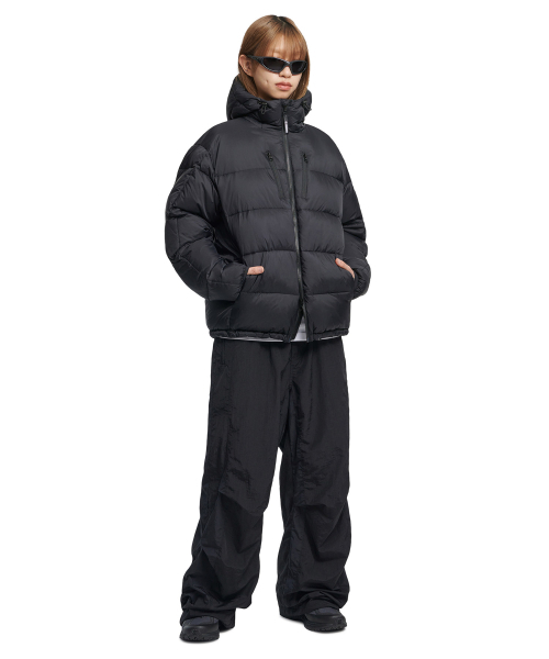 NOMANUAL(NOMANUAL)の「EMBER HOODED DUCK DOWN - BLACK(ダウンジャケット/コート・レディース・その他・LARGE/X-LARGE/SMALL/MEDIUM)」の5枚目の写真