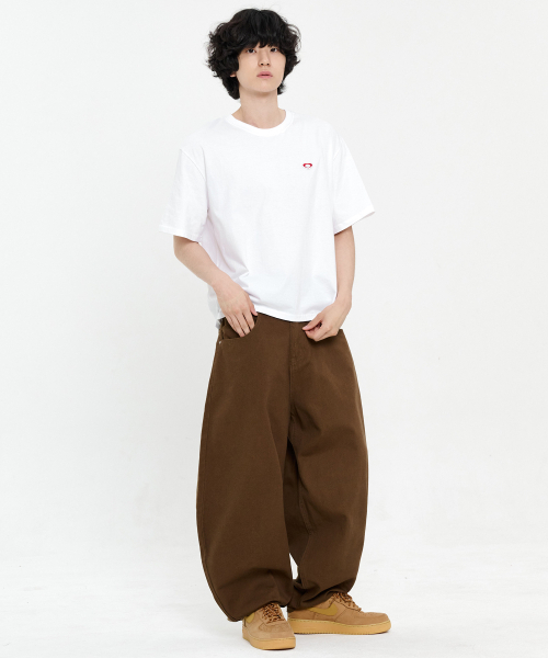 SCALLYWAG（スカリーワグ）の「コットンスイングバルーンフィットパンツ[ブラウン]（その他パンツ・レディース・その他・LARGE/X-LARGE/SMALL/MEDIUM）」の4枚目の写真