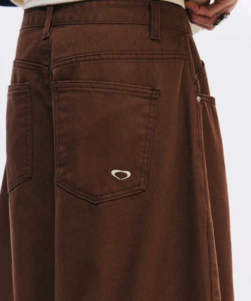 SCALLYWAG（スカリーワグ）の「コットンスイングバルーンフィットパンツ[ブラウン]（その他パンツ・レディース・その他・LARGE/X-LARGE/SMALL/MEDIUM）」の8枚目の写真