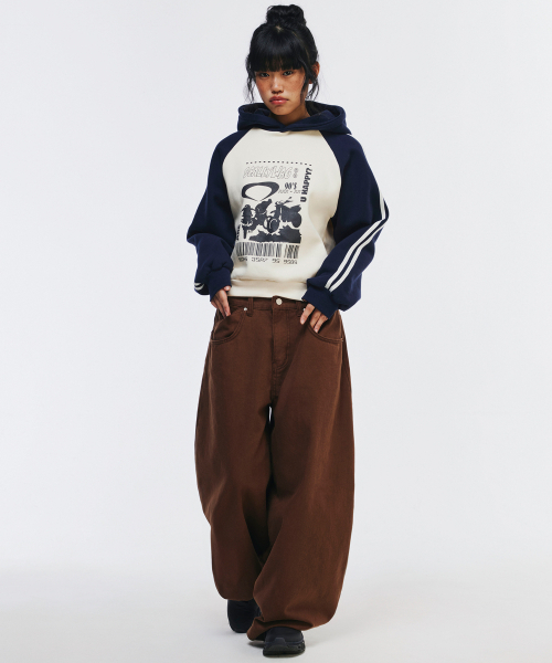 SCALLYWAG（スカリーワグ）の「コットンスイングバルーンフィットパンツ[ブラウン]（その他パンツ・レディース・その他・LARGE/X-LARGE/SMALL/MEDIUM）」の11枚目の写真