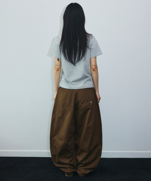 SCALLYWAG（スカリーワグ）の「コットンスイングバルーンフィットパンツ[ブラウン]（その他パンツ・レディース・その他・LARGE/X-LARGE/SMALL/MEDIUM）」の17枚目の写真