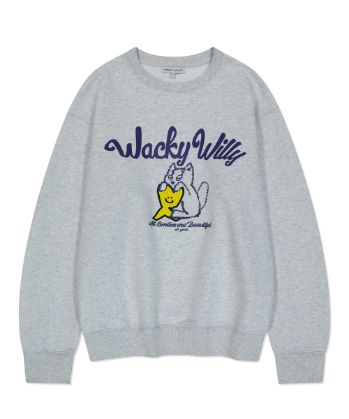 Wacky WiLLy(ワッキーウィリー)の「キキレオロゴスウェットライトグレー(スウェット・レディース・その他・SMALL/LARGE)」の1枚目の写真