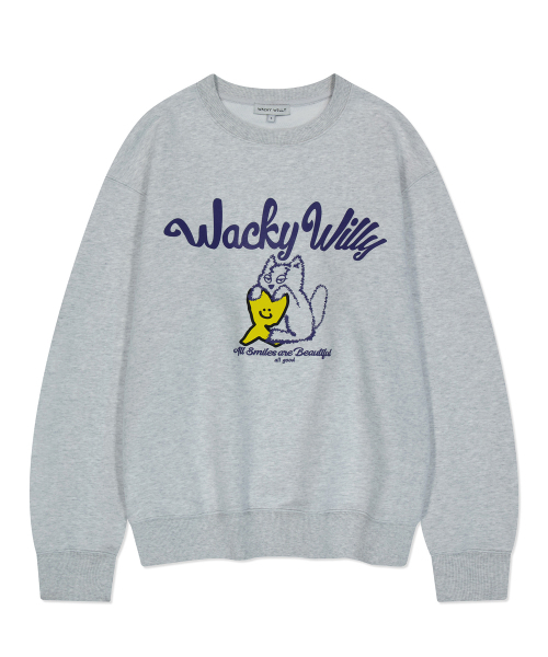 Wacky WiLLy(ワッキーウィリー)の「キキレオロゴスウェットライトグレー(スウェット・レディース・その他・SMALL/LARGE)」の2枚目の写真