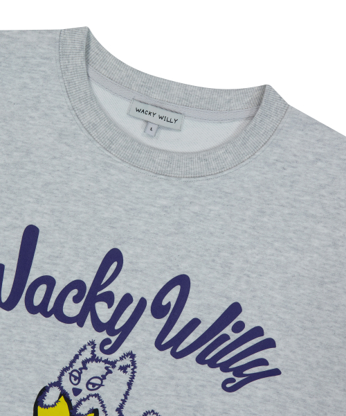 Wacky WiLLy(ワッキーウィリー)の「キキレオロゴスウェットライトグレー(スウェット・レディース・その他・SMALL/LARGE)」の4枚目の写真