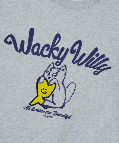 Wacky WiLLy(ワッキーウィリー)の「キキレオロゴスウェットライトグレー(スウェット・レディース・その他・SMALL/LARGE)」の5枚目の写真
