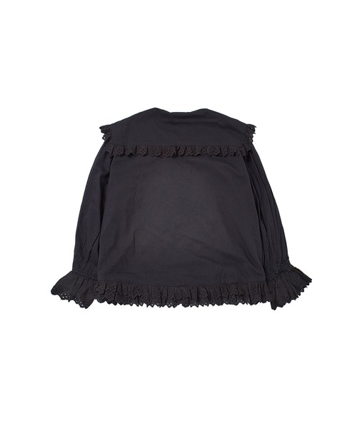INDIA IS BEAUTIFUL(インディアイズビューティフル)の「(INDIA IS BEUATIFUL)BIG COLLAR SHIRTS(シャツ/ブラウス・レディース・ブラック/ブルー・ONE SIZE)」の7枚目の写真