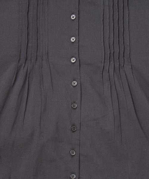 INDIA IS BEAUTIFUL(インディアイズビューティフル)の「(INDIA IS BEUATIFUL)BIG COLLAR SHIRTS(シャツ/ブラウス・レディース・ブラック/ブルー・ONE SIZE)」の9枚目の写真