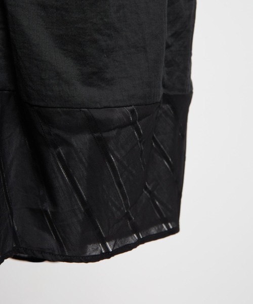 gomme（ゴム）の「ガーゼバルーンスカート（スカート・レディース・ブラック・MEDIUM）」の12枚目の写真