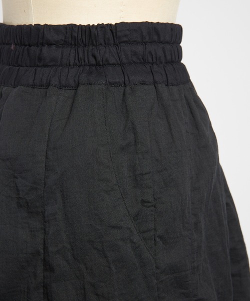 gomme（ゴム）の「ガーゼバルーンスカート（スカート・レディース・ブラック・MEDIUM）」の13枚目の写真