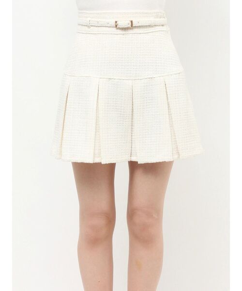 RESEXXY（リゼクシー）の「ツイードプリーツミニスカート【セットアップ着用可能】（スカート・レディース・ピンク/アイボリー/ブルー・FREE）」の21枚目の写真