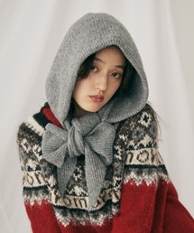 MERLOT | バラクラバフードマフラー(ニットキャップ/ビーニー)