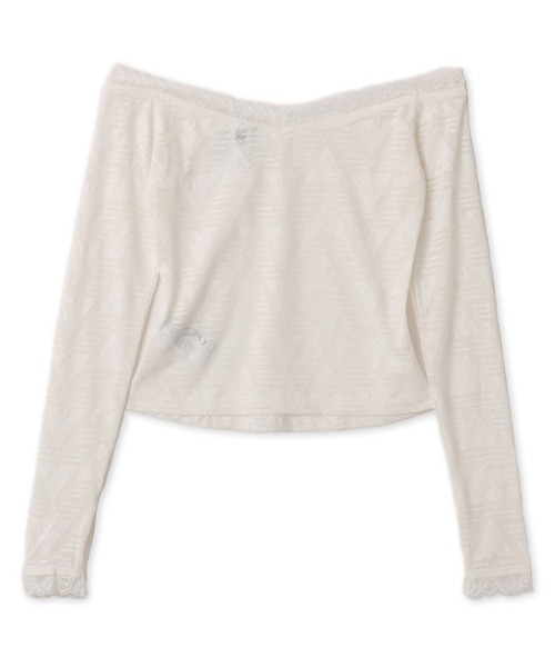 adidas LACE BARDOT TOP / アディダス レース バルドー トップ（T
