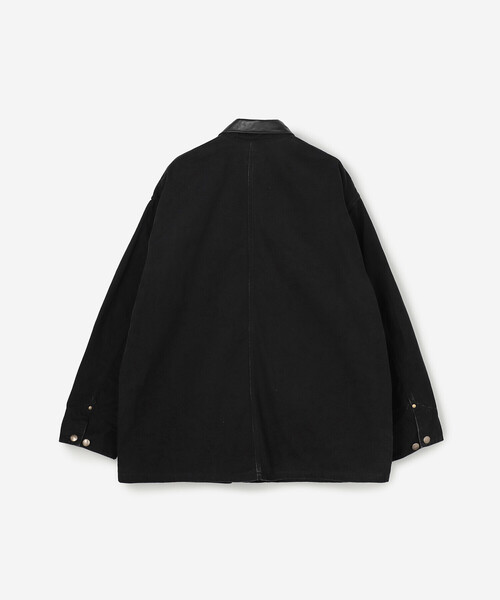 orSlow（オアスロウ）の「orSlow | 〈別注〉 RELAX FIT COVERALL BLACK MEN（カバーオール・メンズ・ブラック・3/2）」の3枚目の写真