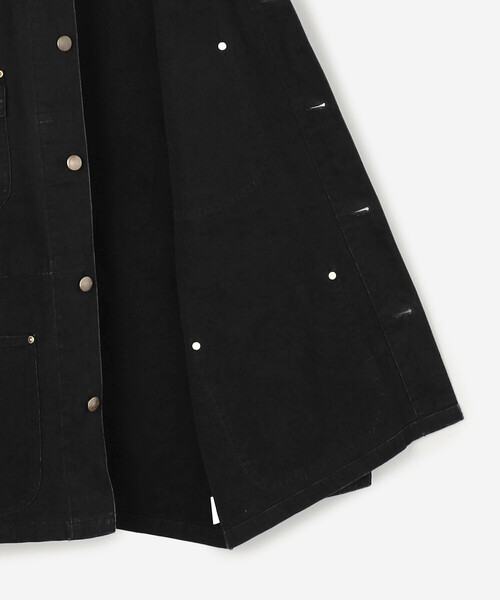 orSlow（オアスロウ）の「orSlow | 〈別注〉 RELAX FIT COVERALL BLACK MEN（カバーオール・メンズ・ブラック・3/2）」の7枚目の写真