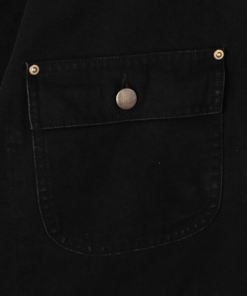 orSlow（オアスロウ）の「orSlow | 〈別注〉 RELAX FIT COVERALL BLACK MEN（カバーオール・メンズ・ブラック・3/2）」の8枚目の写真