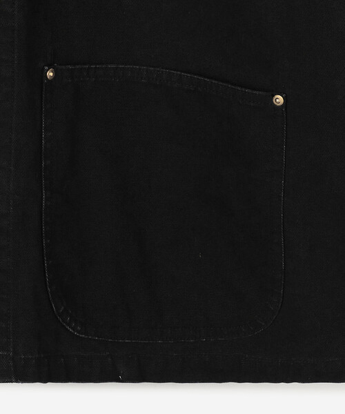 orSlow（オアスロウ）の「orSlow | 〈別注〉 RELAX FIT COVERALL BLACK MEN（カバーオール・メンズ・ブラック・3/2）」の9枚目の写真