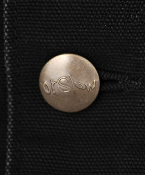 orSlow（オアスロウ）の「orSlow | 〈別注〉 RELAX FIT COVERALL BLACK MEN（カバーオール・メンズ・ブラック・3/2）」の10枚目の写真