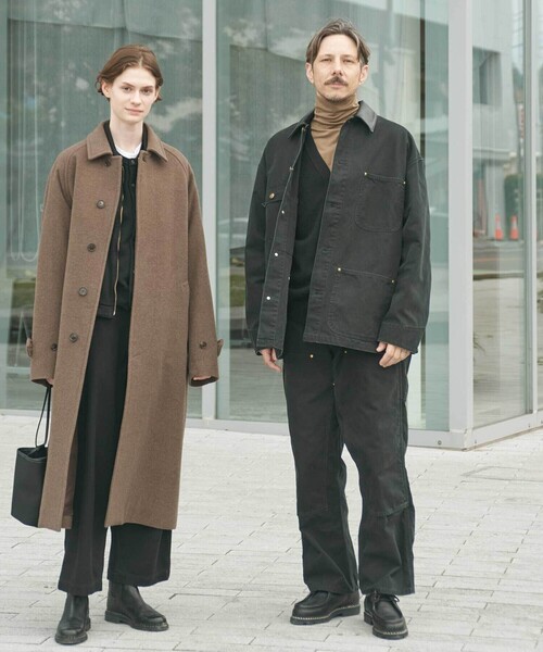 orSlow | 〈別注〉 RELAX FIT COVERALL BLACK MEN（カバーオール