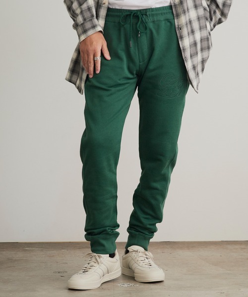 ONEXONE（ワンフォーワン）の「ONEXONE/ワンフォーワン LOGO FREESTYLE SLIM SWEAT PANTS サイドパネル イージースウェットパンツ メンズ 秋物 秋服 2026年秋冬（スウェットパンツ・メンズ・ブラック/グリーン/クリーム/バーガンディー・S/M/L）」の14枚目の写真