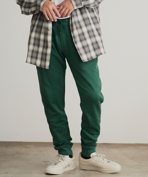 ONEXONE（ワンフォーワン）の「ONEXONE/ワンフォーワン LOGO FREESTYLE SLIM SWEAT PANTS サイドパネル イージースウェットパンツ メンズ 秋物 秋服 2026年秋冬（スウェットパンツ・メンズ・ブラック/グリーン/クリーム/バーガンディー・S/M/L）」の12枚目の写真