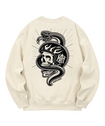 KMC0187 ホットロード起毛 スウェット クリーム