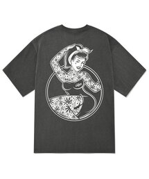KTPG0185 キューティガールズ ピグメント 半袖Tシャツ - グレー