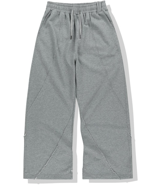 NOT4NERD（ノットフォーナード）の「NOT4NERD/ノットフォーナード/Cut Off Incision Sweat Pants（スウェットパンツ・メンズ・ブラック/グレー・M/L/XL）」の2枚目の写真