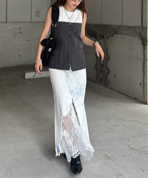 Ameri（アメリ）の「CHUBBY MILITARY BAG（ショルダーバッグ・レディース・アイボリー/ブラック/カーキ・FREE）」の9枚目の写真