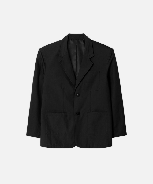 DRAW FIT（ドローフィット）の「リラックスドオフィスCNブレザー[チャコール]（テーラードジャケット・メンズ・その他・MEDIUM/LARGE/X-LARGE）」の6枚目の写真
