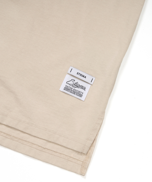 STIGMA(スティグマ)の「Cross Smile Vintage-Like Washed Oversized Short Sleeves T-Shirts Beige(Tシャツ/カットソー・メンズ・その他・LARGE/MEDIUM/X-LARGE)」の5枚目の写真