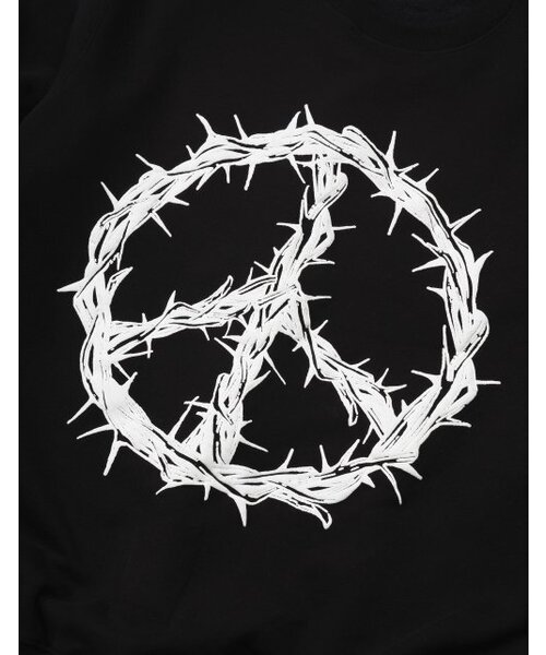 LORES(ロアス)の「Peace Crewneck - Black(スウェット・レディース・その他・MEDIUM/LARGE/X-LARGE)」の3枚目の写真