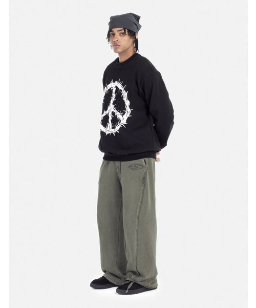 LORES(ロアス)の「Peace Crewneck - Black(スウェット・レディース・その他・MEDIUM/LARGE/X-LARGE)」の4枚目の写真