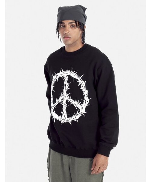 LORES(ロアス)の「Peace Crewneck - Black(スウェット・レディース・その他・MEDIUM/LARGE/X-LARGE)」の5枚目の写真