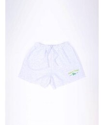 1877 グラフィックカッティングスウェットショートパンツ_グレー