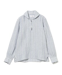 BRILLA per il gusto | Massimo d’Augusto / ALAMARI リネン ストライプ カプリシャツ(シャツ/ブラウス)