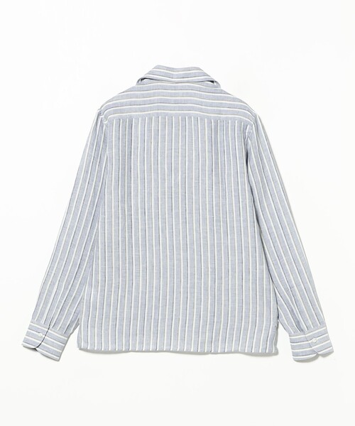 BRILLA per il gusto（ブリッラペルイルグースト）の「Massimo d’Augusto / ALAMARI リネン ストライプ カプリシャツ（シャツ/ブラウス・メンズ・ブルー系その他2・LARGE/MEDIUM/SMALL）」の5枚目の写真