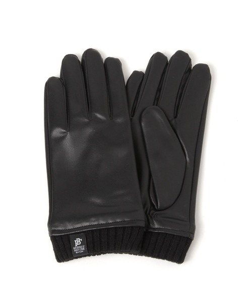BAYFLOW(ベイフロー)の「PUレザーベーシックグローブ(手袋・メンズ・ブラック/ブラウン・FREE)」の1枚目の写真
