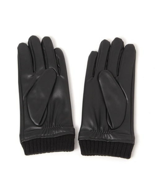 BAYFLOW(ベイフロー)の「PUレザーベーシックグローブ(手袋・メンズ・ブラック/ブラウン・FREE)」の3枚目の写真