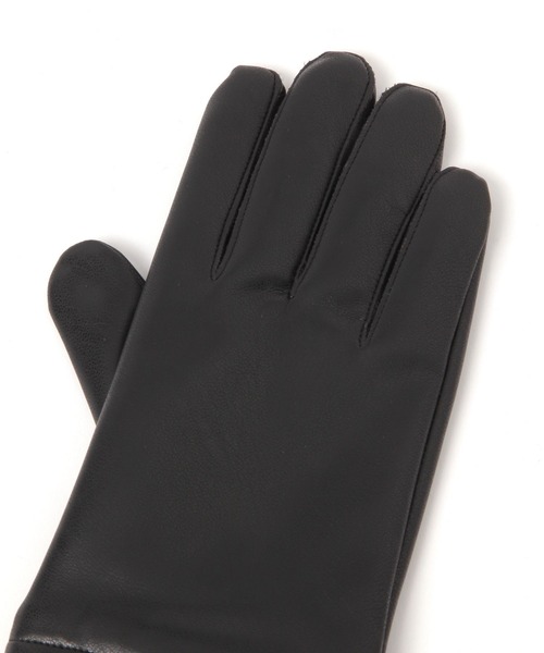 BAYFLOW(ベイフロー)の「PUレザーベーシックグローブ(手袋・メンズ・ブラック/ブラウン・FREE)」の4枚目の写真