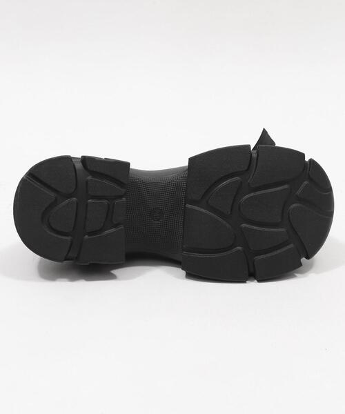 WEGO（ウィゴー）の「WEGO/2wayリボン厚底ローファー（ローファー・レディース・ブラック・LARGE/MEDIUM/SMALL）」の6枚目の写真