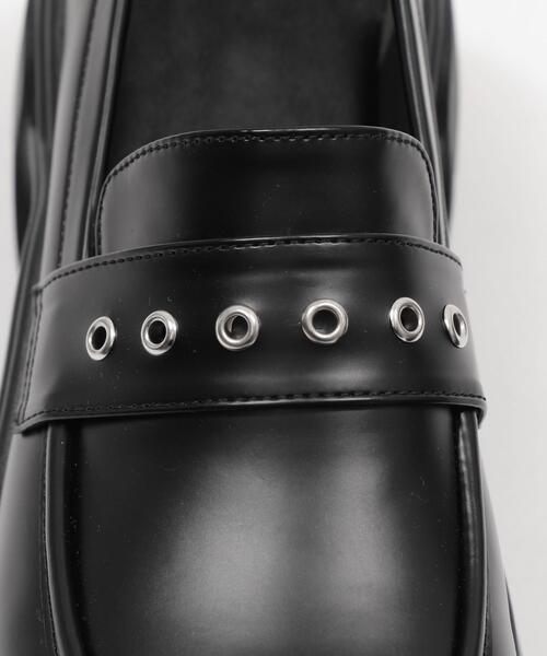 WEGO（ウィゴー）の「WEGO/2wayリボン厚底ローファー（ローファー・レディース・ブラック・LARGE/MEDIUM/SMALL）」の8枚目の写真